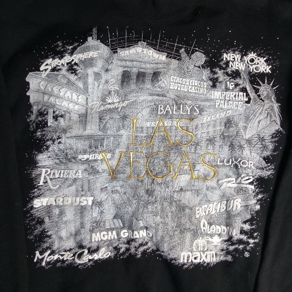 Vintage 90s Las Vegas Casinos Strip Gambling Crewneck Sweatshirt